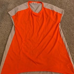 Orange and nude shirt